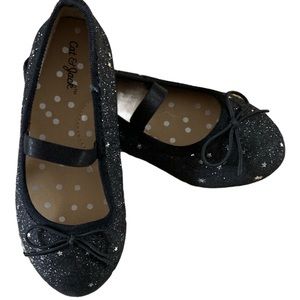 Cat & Jack glittery star dress shoes